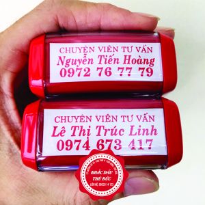 Dấu Tên - Chức Danh - Số Điện Thoại
