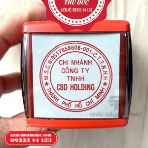 Khắc Dấu Chi Nhánh Công Ty