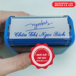 Con dấu chữ ký và tên 58mm x 22mm Online giao ngay