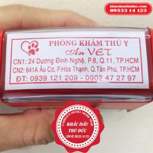 CON DẤU CỬA HÀNG THÚ Y