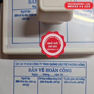 CON DẤU HOÀN CÔNG 90X140 LIỀN MỰC