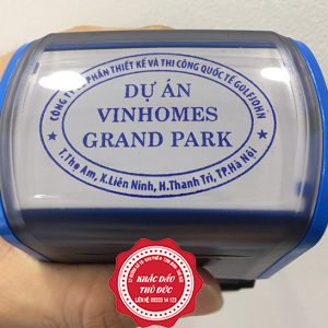 Con dấu Oval VIHOMES THEO YÊU CẦU