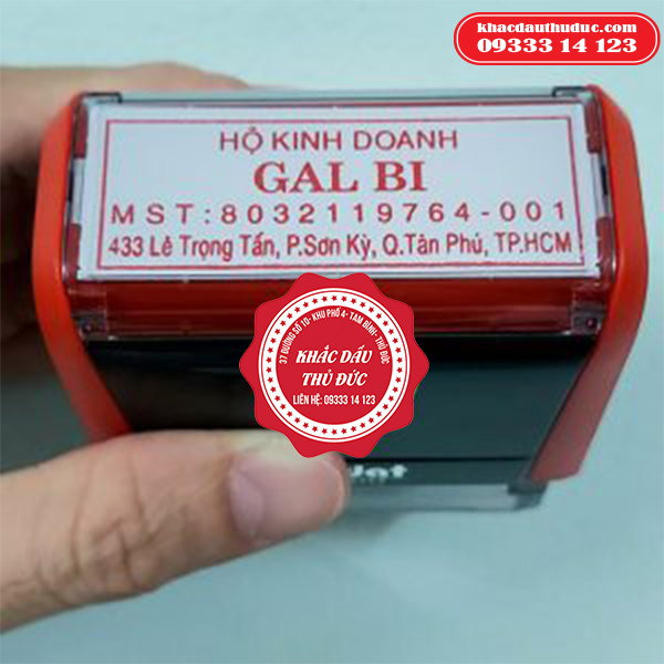 KHẮC CON DẤU CỬA HÀNG